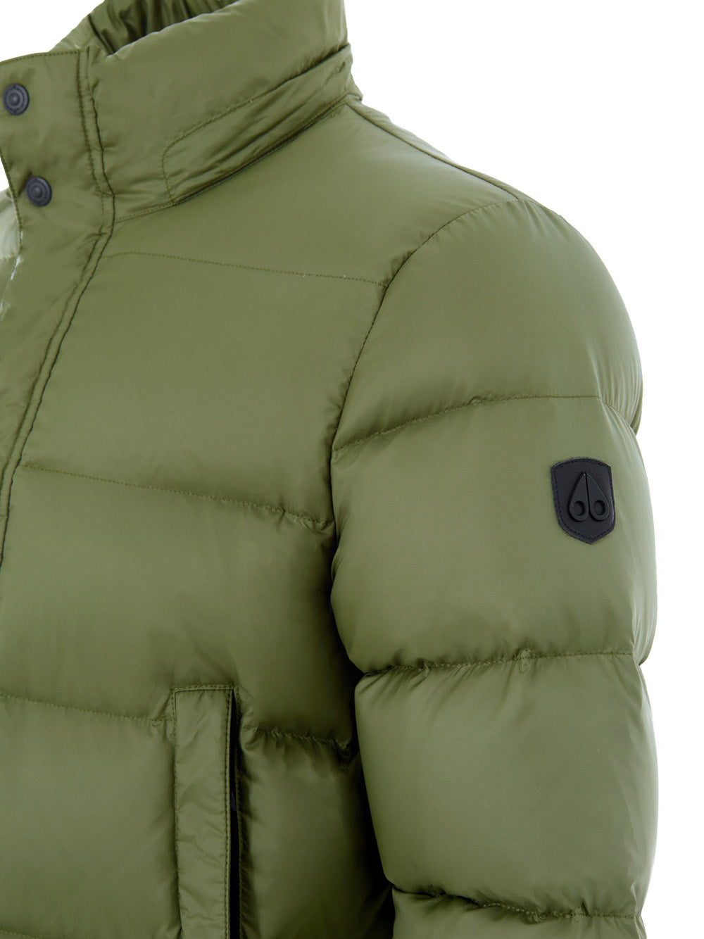 Moose Knuckles Green Padded Down Jacket