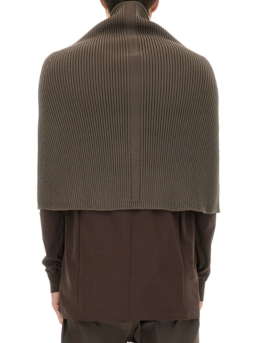RICK OWENS KNITTED CAPE