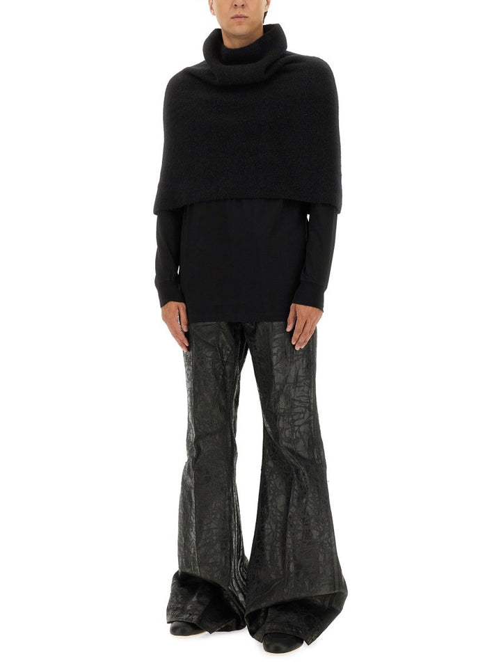 RICK OWENS KNITTED CAPE