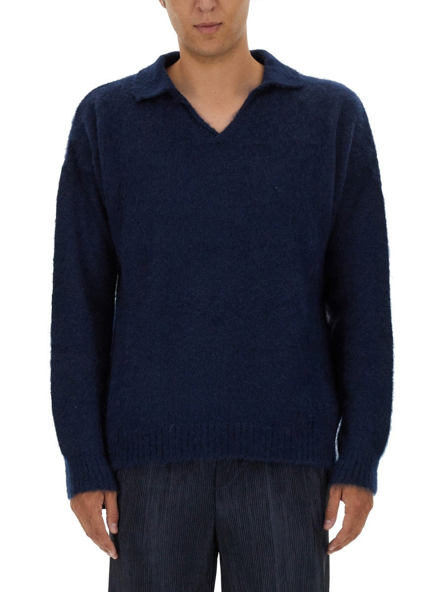 FAMILY FIRST KNITTED POLO.