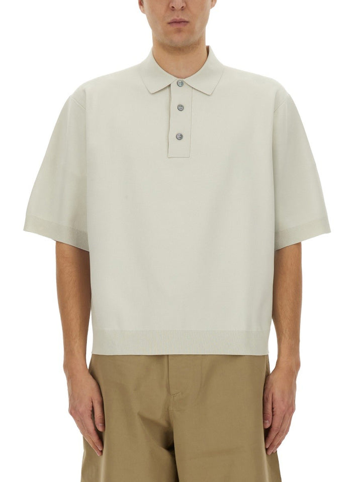 STUDIO NICHOLSON KNITTED POLO.