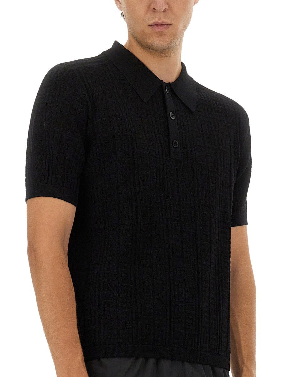 Balmain KNITTED POLO.
