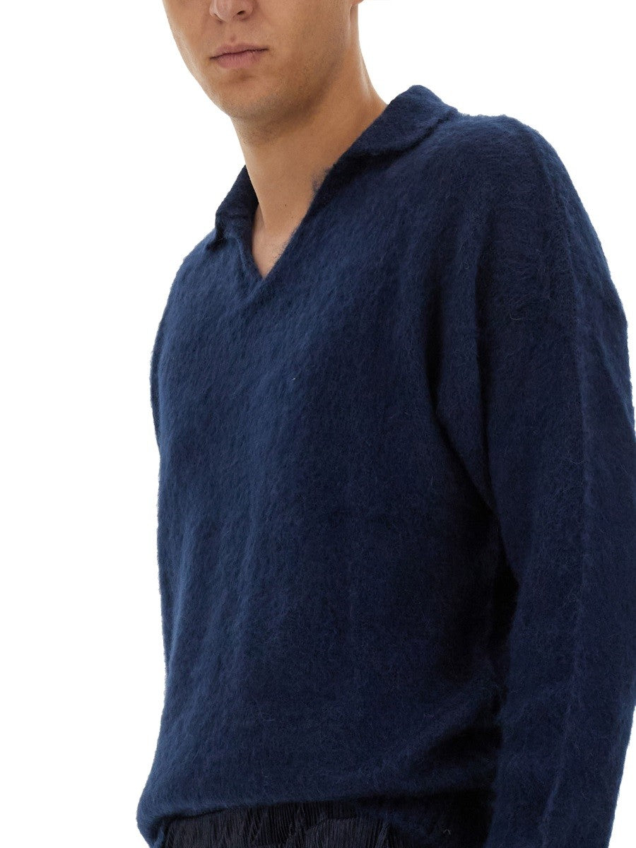 FAMILY FIRST KNITTED POLO.