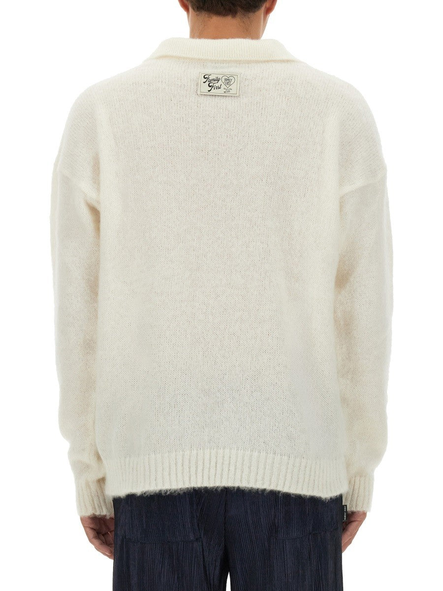 FAMILY FIRST KNITTED POLO.