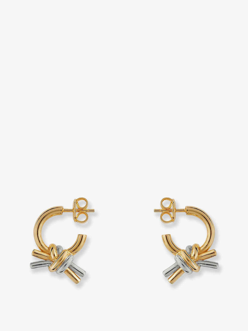 Bottega Veneta Knot silver earrings