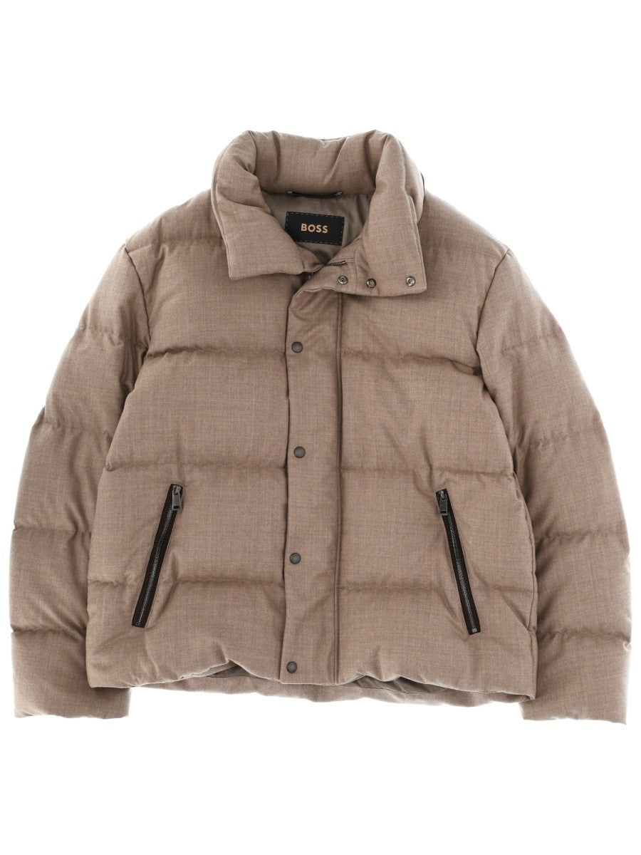 BOSS CAMEL "L-DOVERSO" PADDED JACKET
