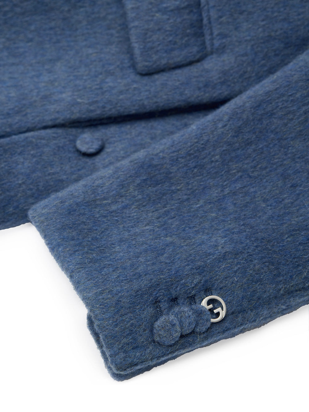 Gucci Men's Light Blue Wool Caban Jacket – Siebentaschen