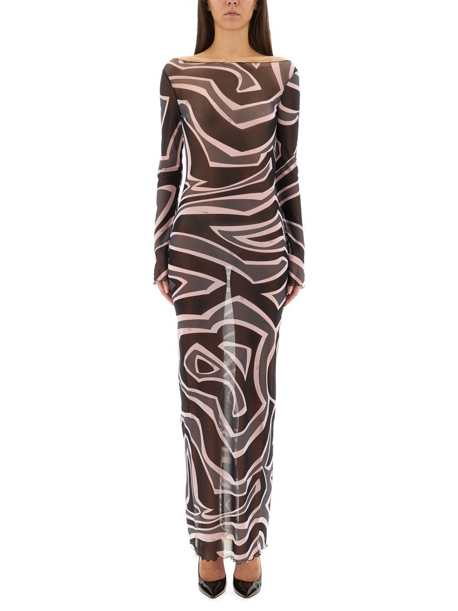 PUCCI LABYRINTH PRINT DRESS