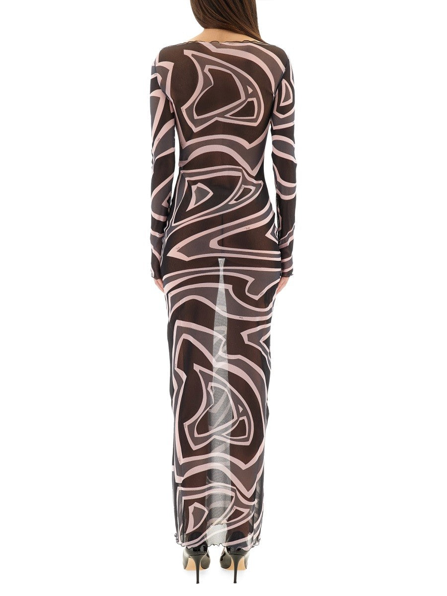 PUCCI LABYRINTH PRINT DRESS