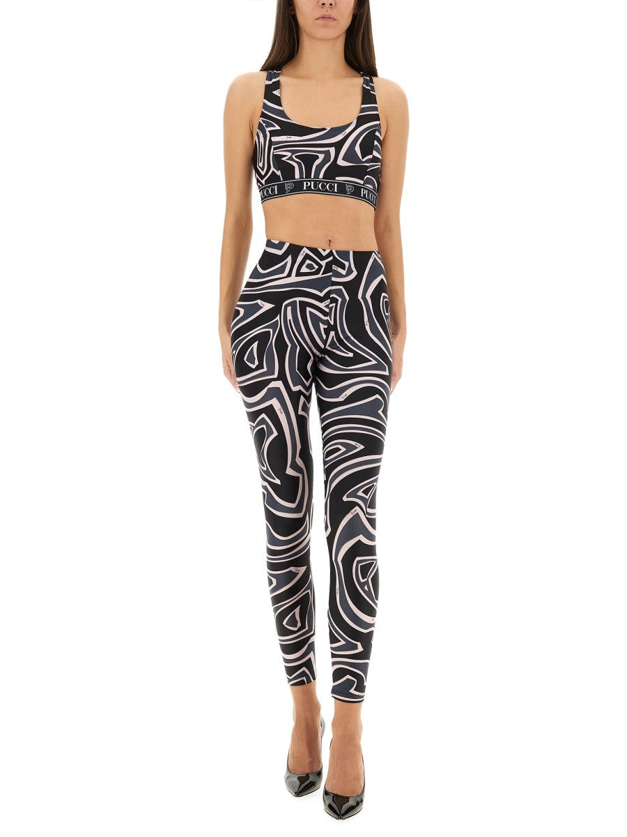 PUCCI LABYRINTH PRINT LEGGINGS