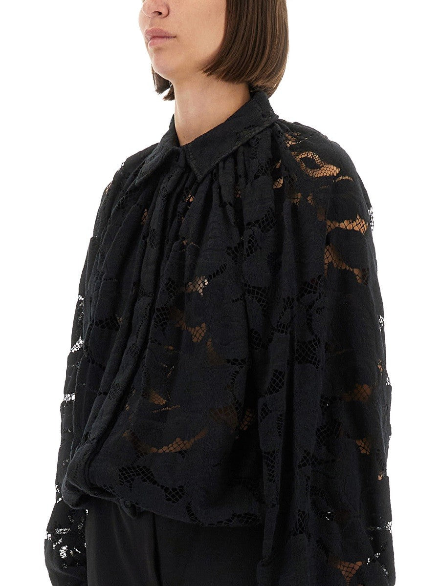 PATOU LACE BALLOON BLOUSE