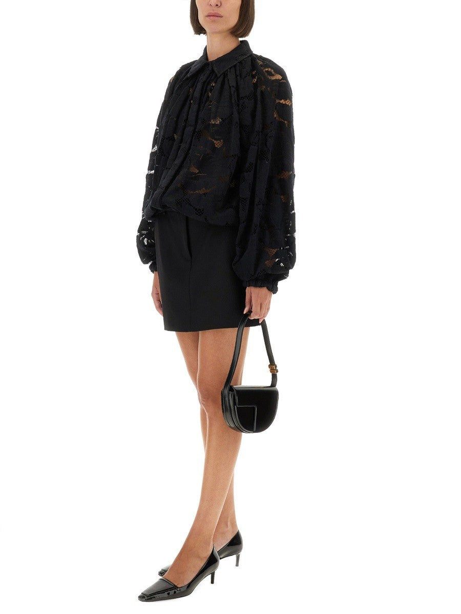 PATOU LACE BALLOON BLOUSE
