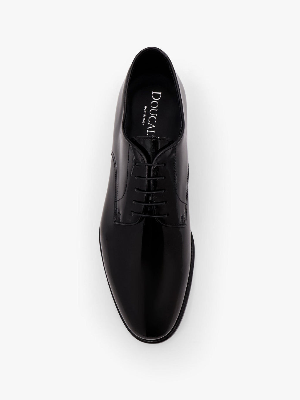 Doucal'S Lace-up patent leather shoe