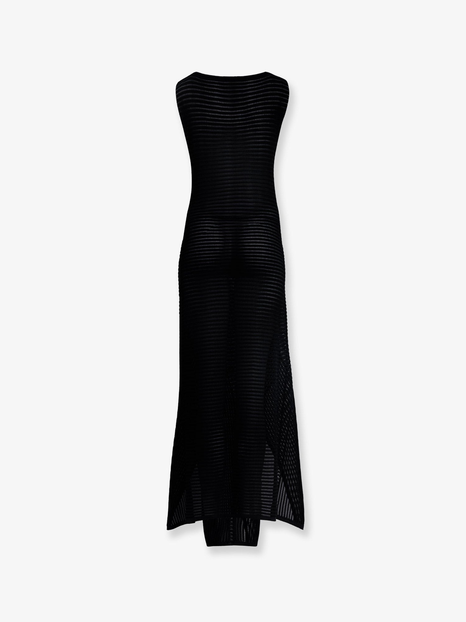 ALAIA Ladder cotton blend dress