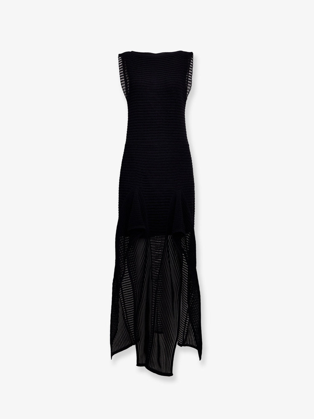 ALAIA Ladder cotton blend dress