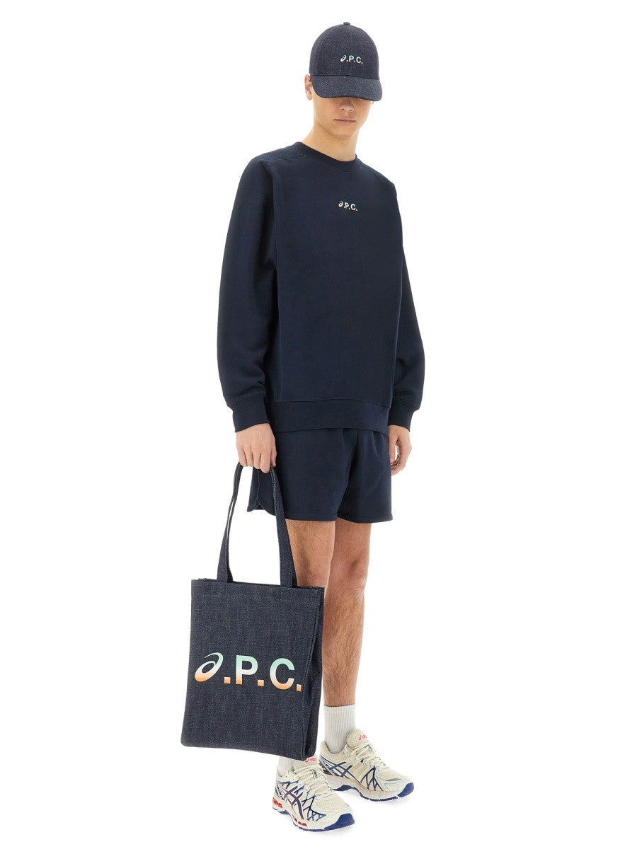 A.P.C. X ASICS "LAKE" SWEATSHIRT