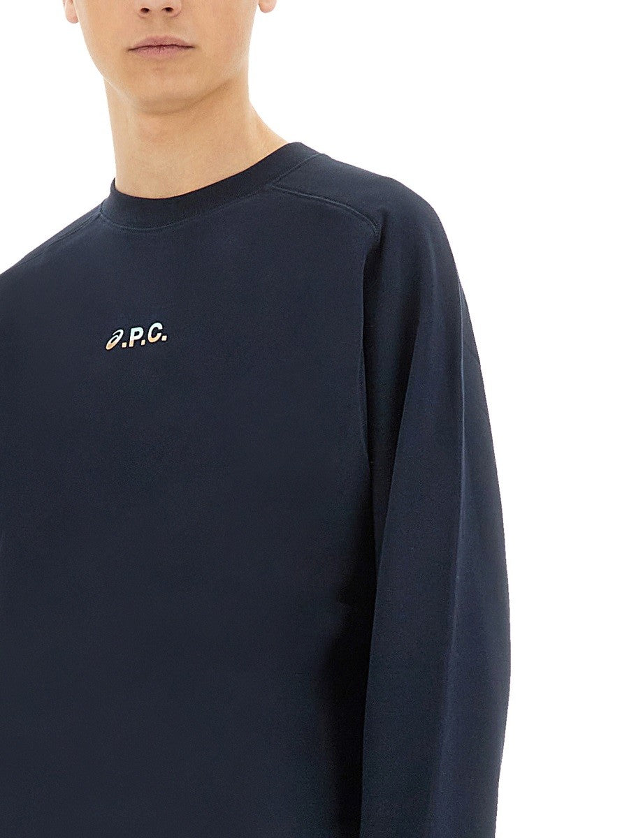 A.P.C. X ASICS "LAKE" SWEATSHIRT