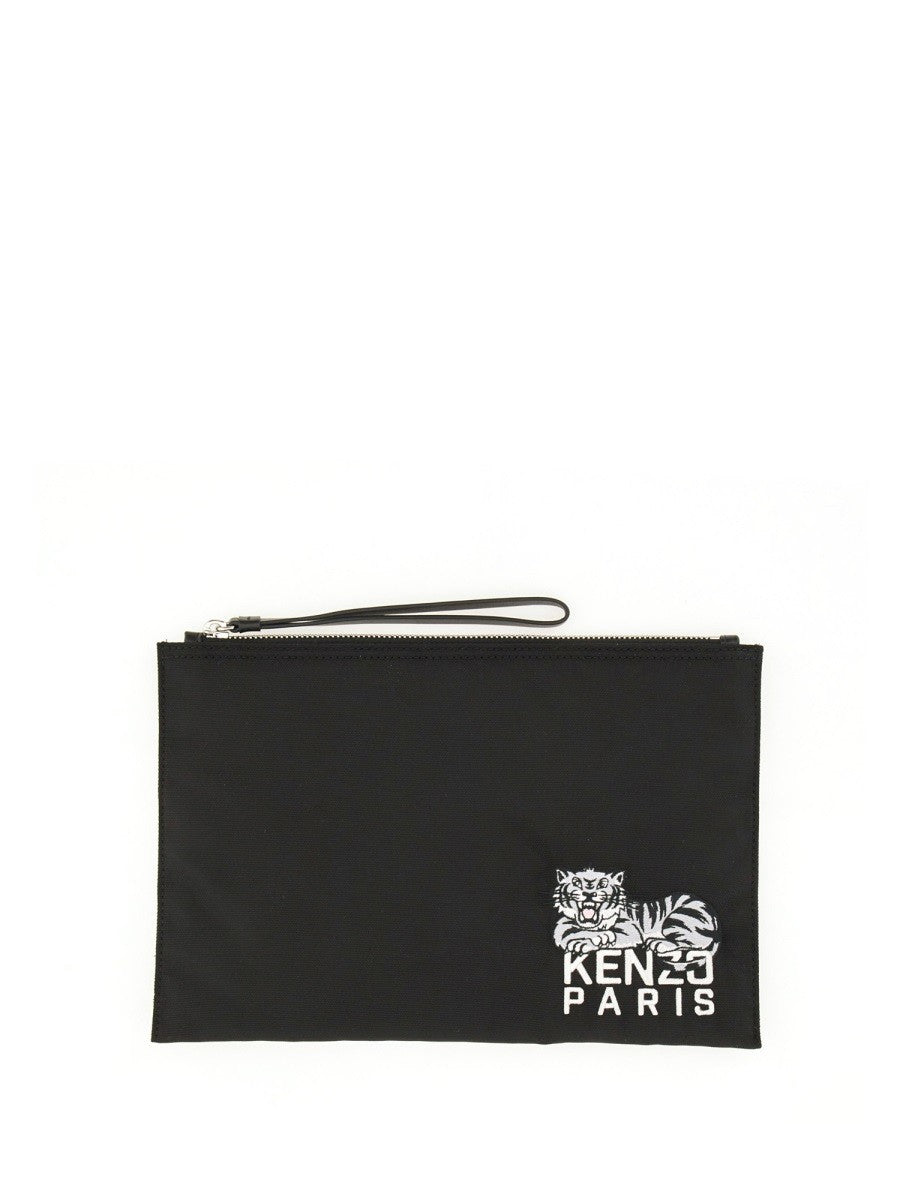 Kenzo LARGE "KENZO HAPPY TIGER" CLUTCH
