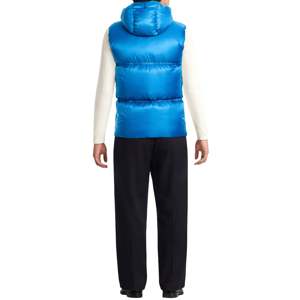 Herno Quilted Waistcoat, Brand Logo, Detachable Hood, Sleeveless — view 3
