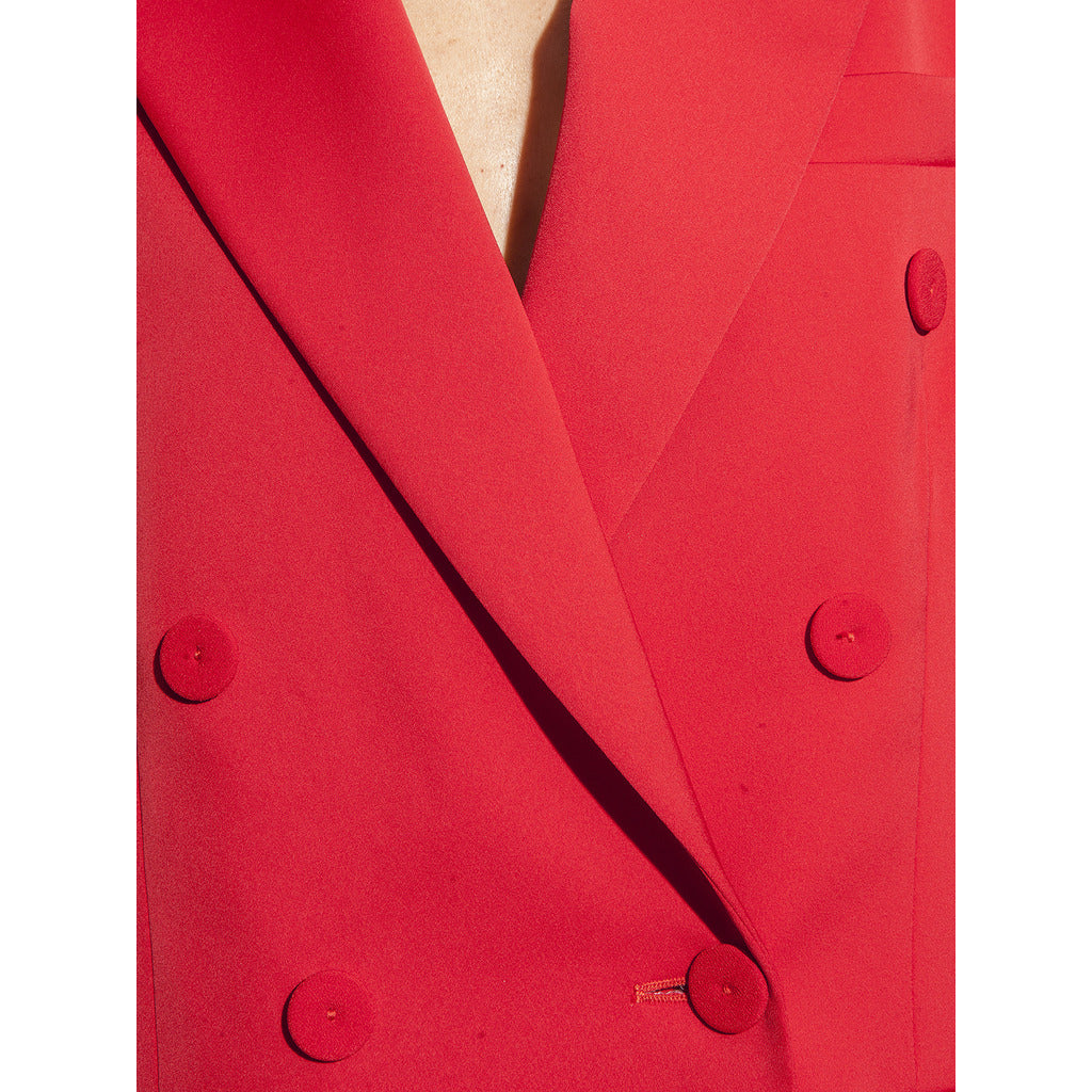 Pinko Satin Jacket Elegante Rossa — view 3