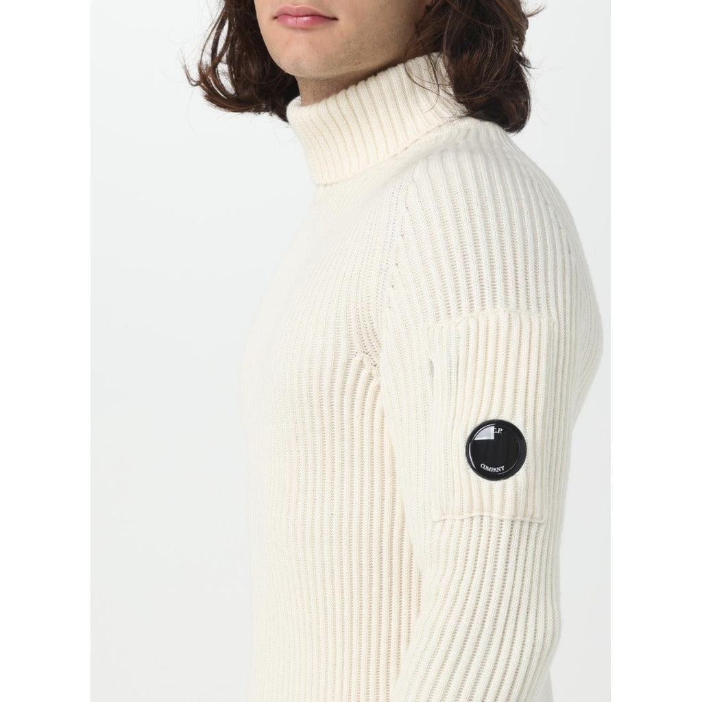 C.P. Company Turtle Neck Re-Wool Panna — view 3