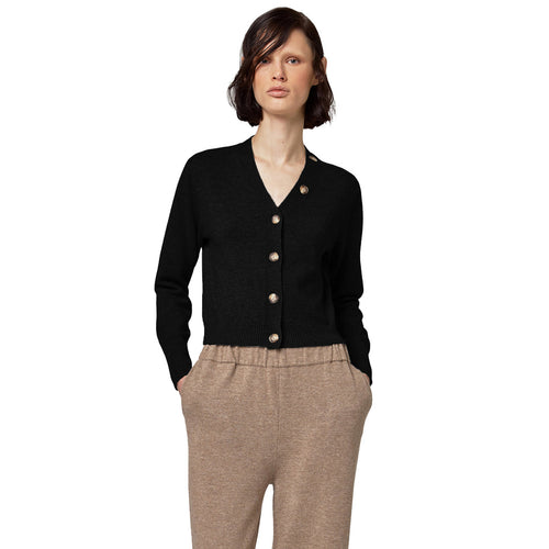 Alpha Studio Cashmere Sweater Black