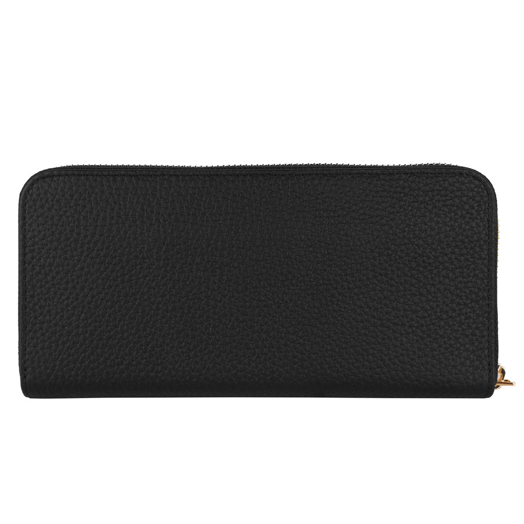 Baldinini Leather Wallet, Zipper Closure, Brand Logo On — view 2