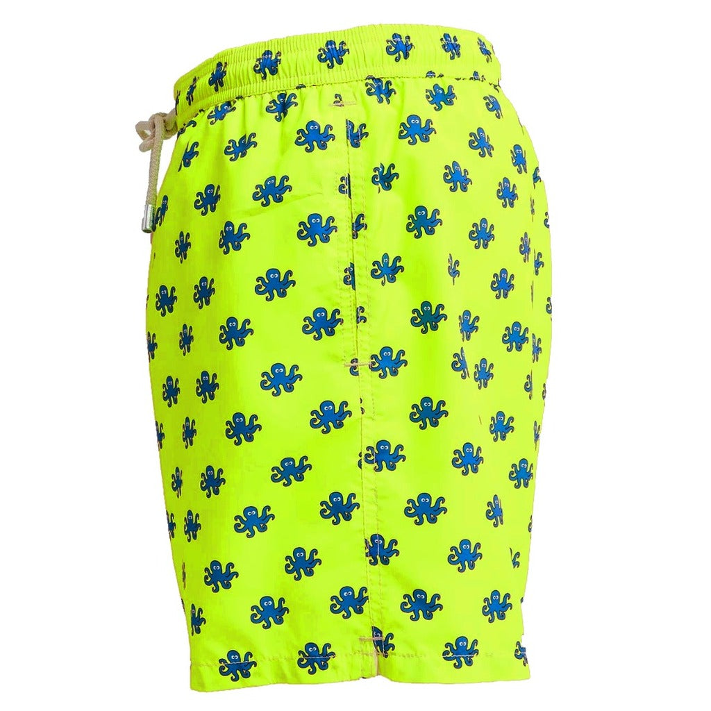 Mc2 Saint Barth Polyester Swimwear - Lig0003-06163D-Fluo Yellow — view 3