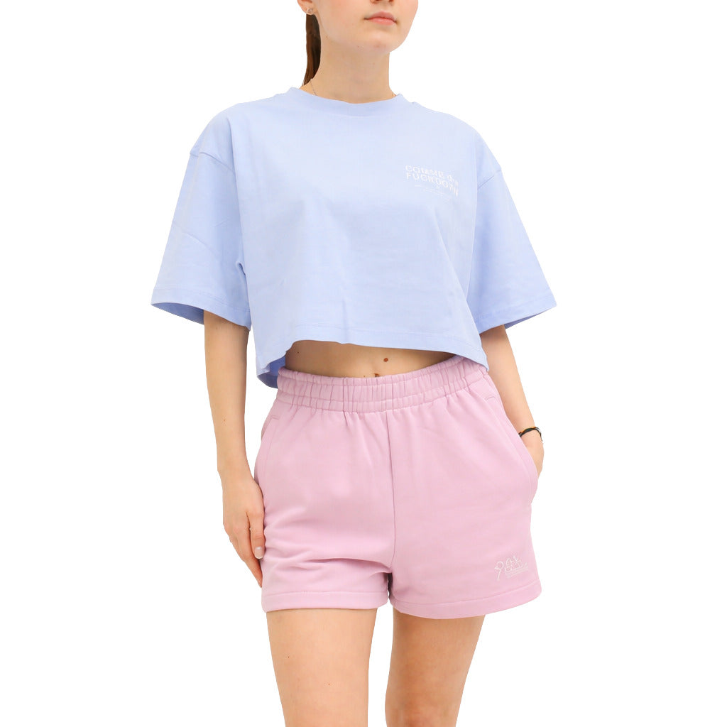 Comme Des Fuckdown Top Sky Blue Light Blue