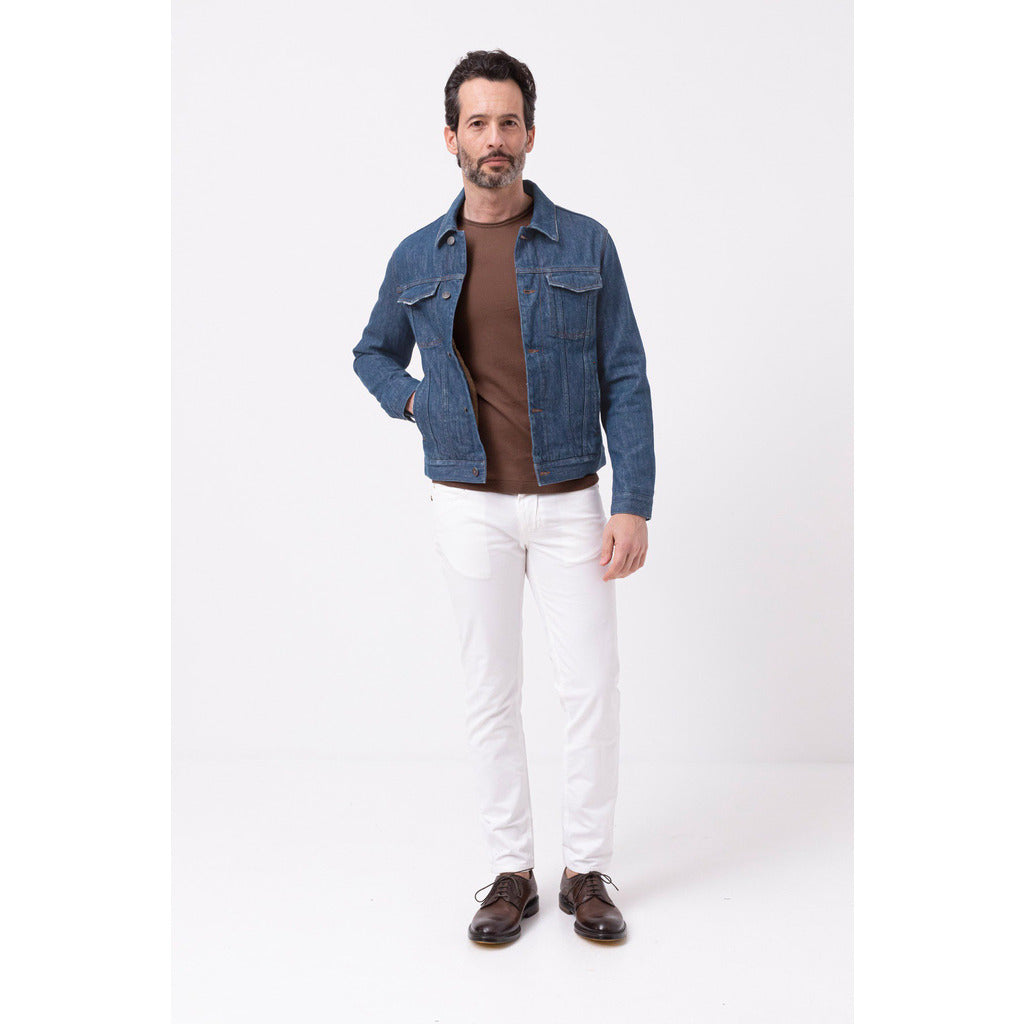 Don The Fuller Cotton Denim Jacket, Vertical Welt Pockets, Patch