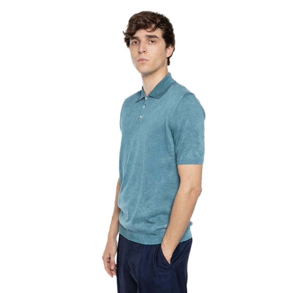 Alpha Studio Cotton Polo Piquet — view 2