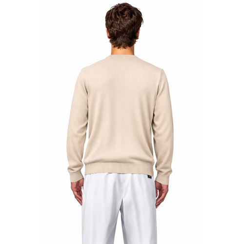 Alpha Studio Cotton Sweater Beige — view 2