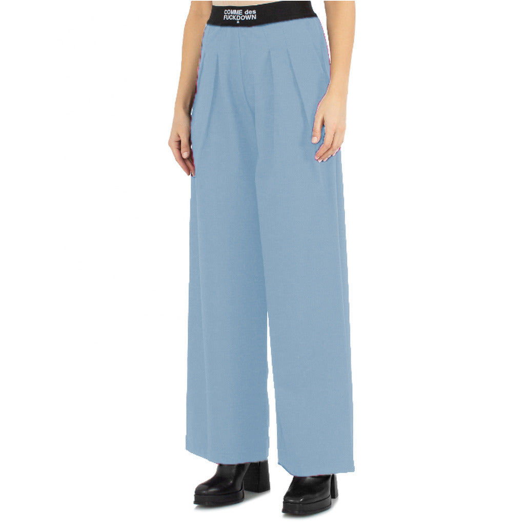 Comme Des Fuckdown Trousers Palazzo Azzurri — view 4