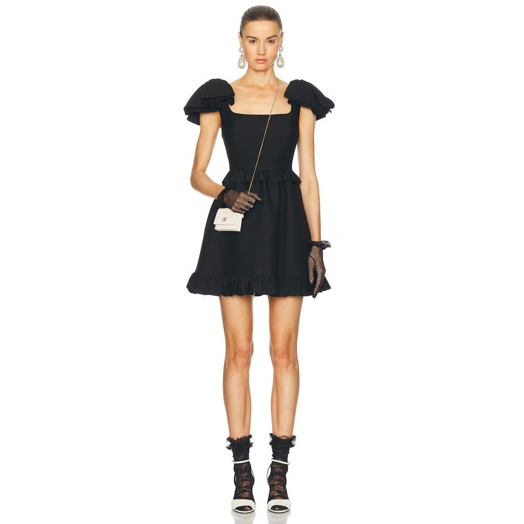 Valentino Garavani Linen Dress Crepe Couture — view 2