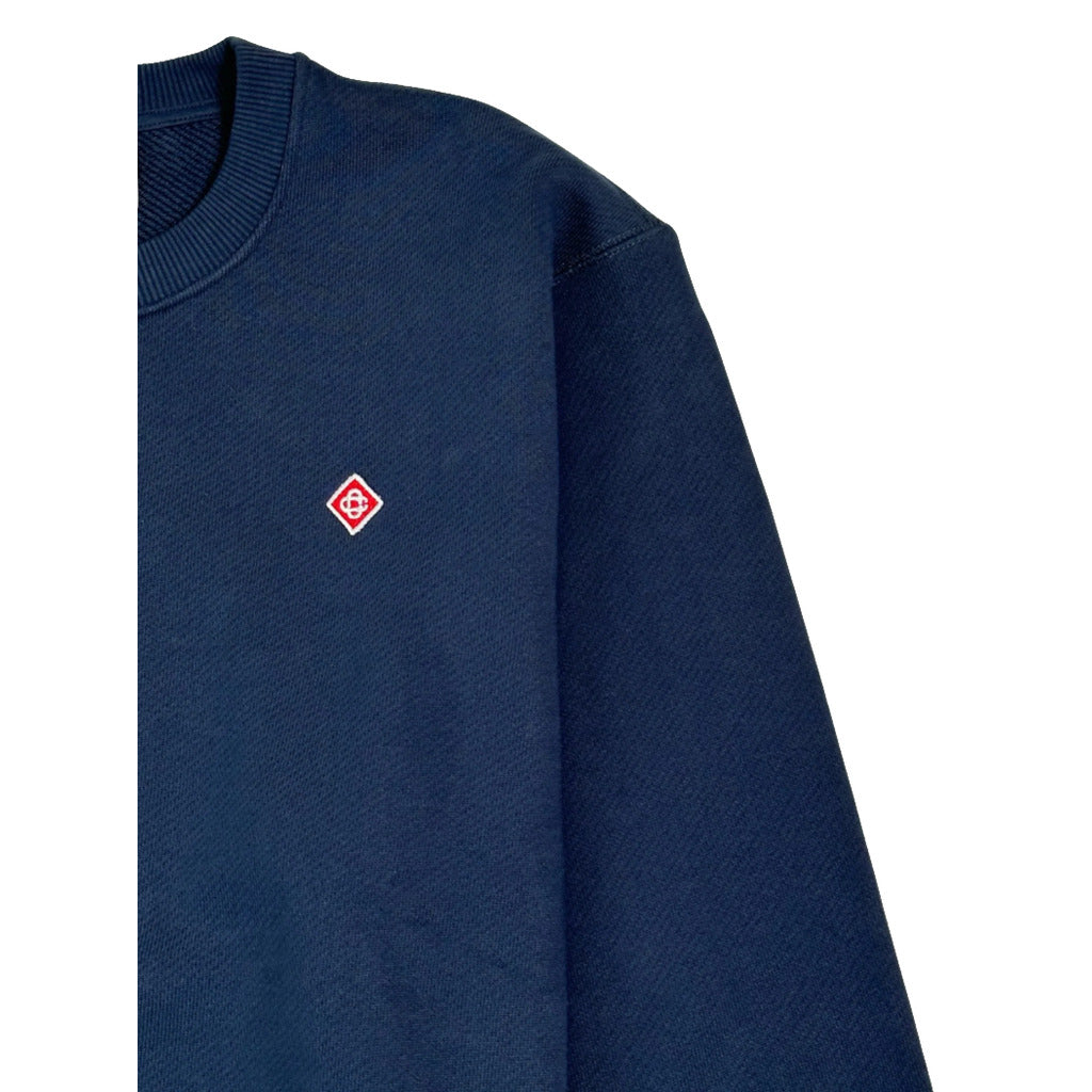 Casablanca Cotton Sweatshirt Navy Blue — view 5