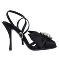 Dolce & Gabbana Satin Heels Black