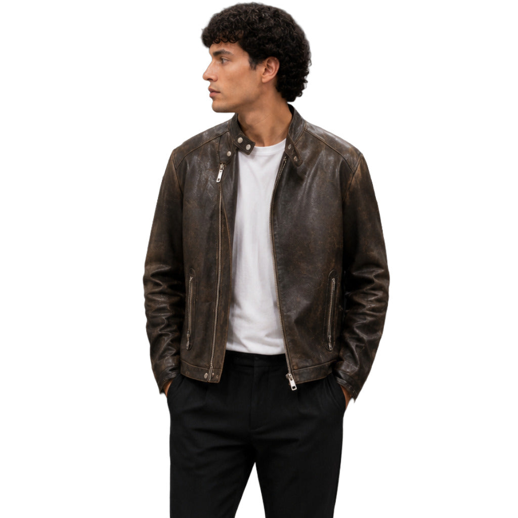 dolce & gabbana - Jackets - giacca in pelle di toro
