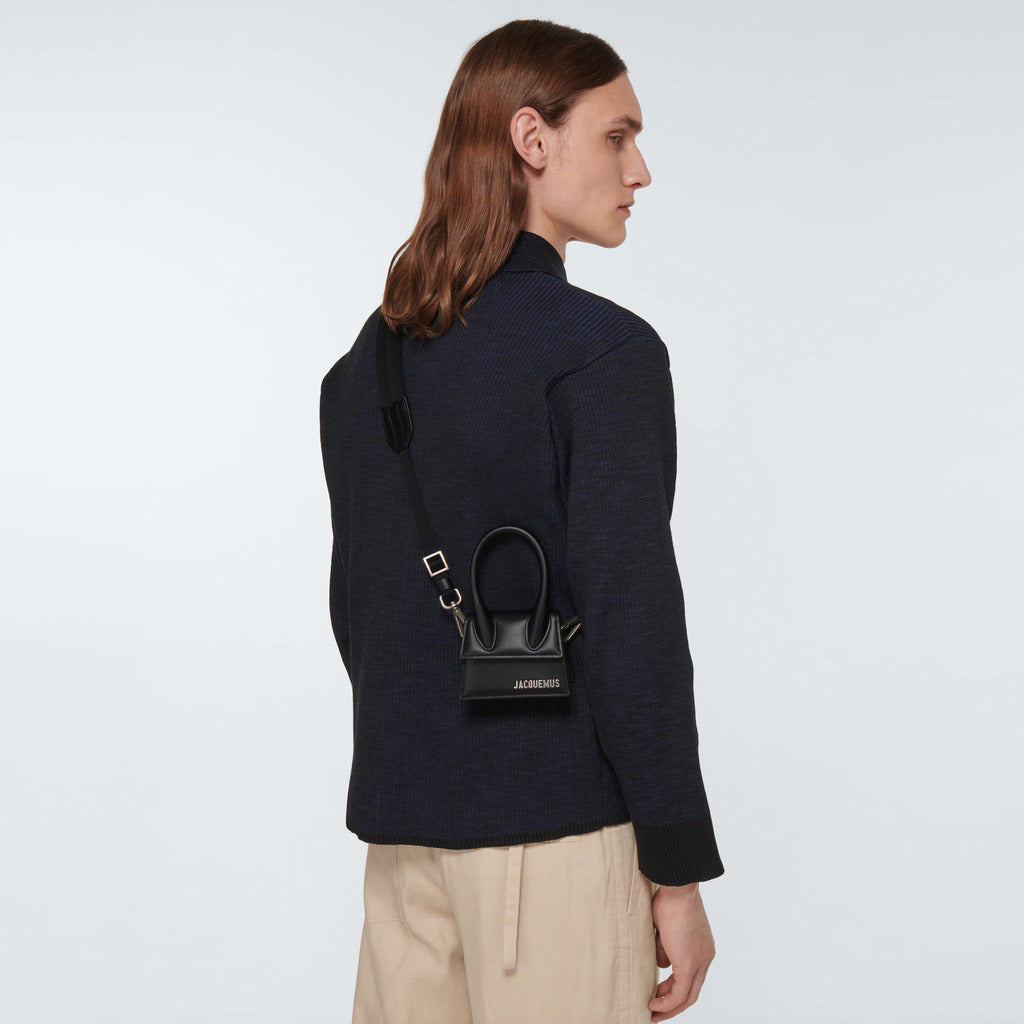 Jacquemus Cotton Crossbody Bag Black — view 8