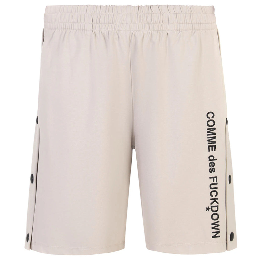 Comme des Fuckdown Viscose Shorts Beige