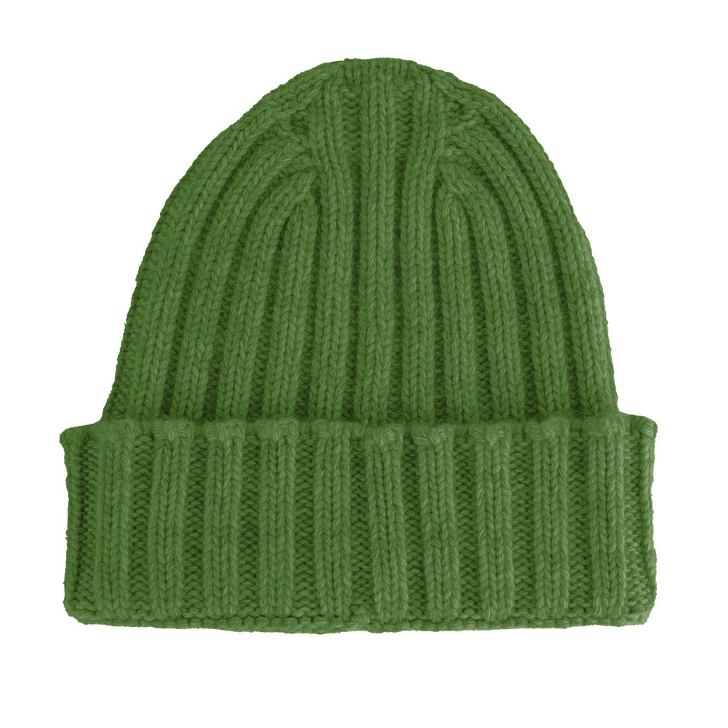 100% Cashmere Beanie In Cashmere — view 2