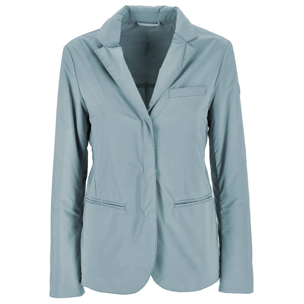 People Of Shibuya leather Nylon Jacket Blue Light Blue — view 2