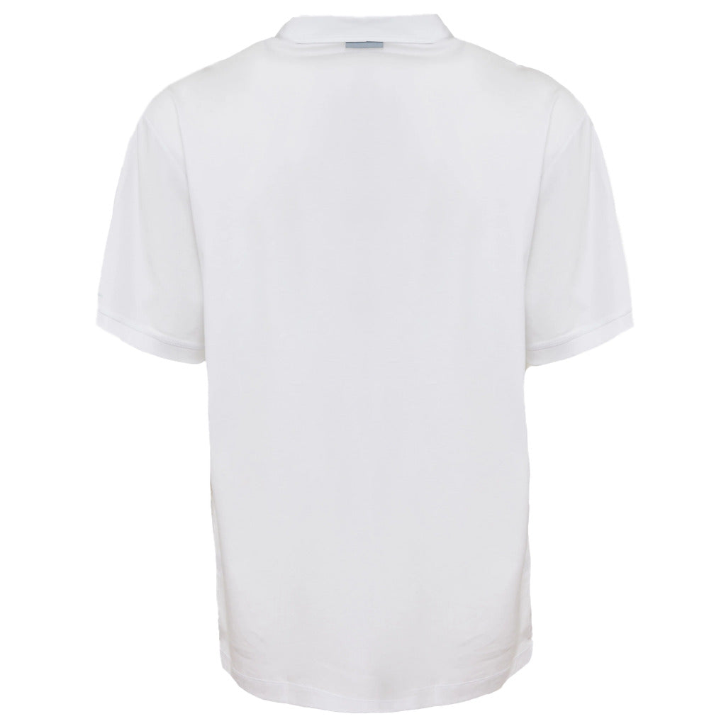 People Of Shibuya Cotton Polo Shirt White — view 3