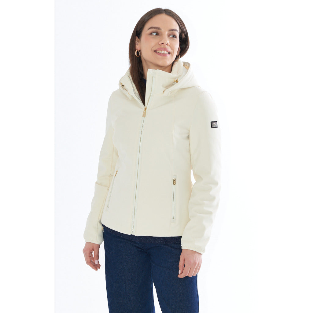 Yes Zee padded jacket with removable hood white