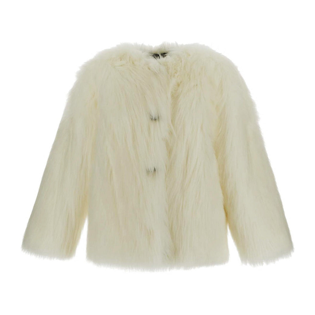 Dolce & Gabbana fur Leather Coat White