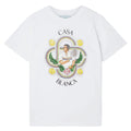 Casablanca Cotton T-Shirt Tennis Club White