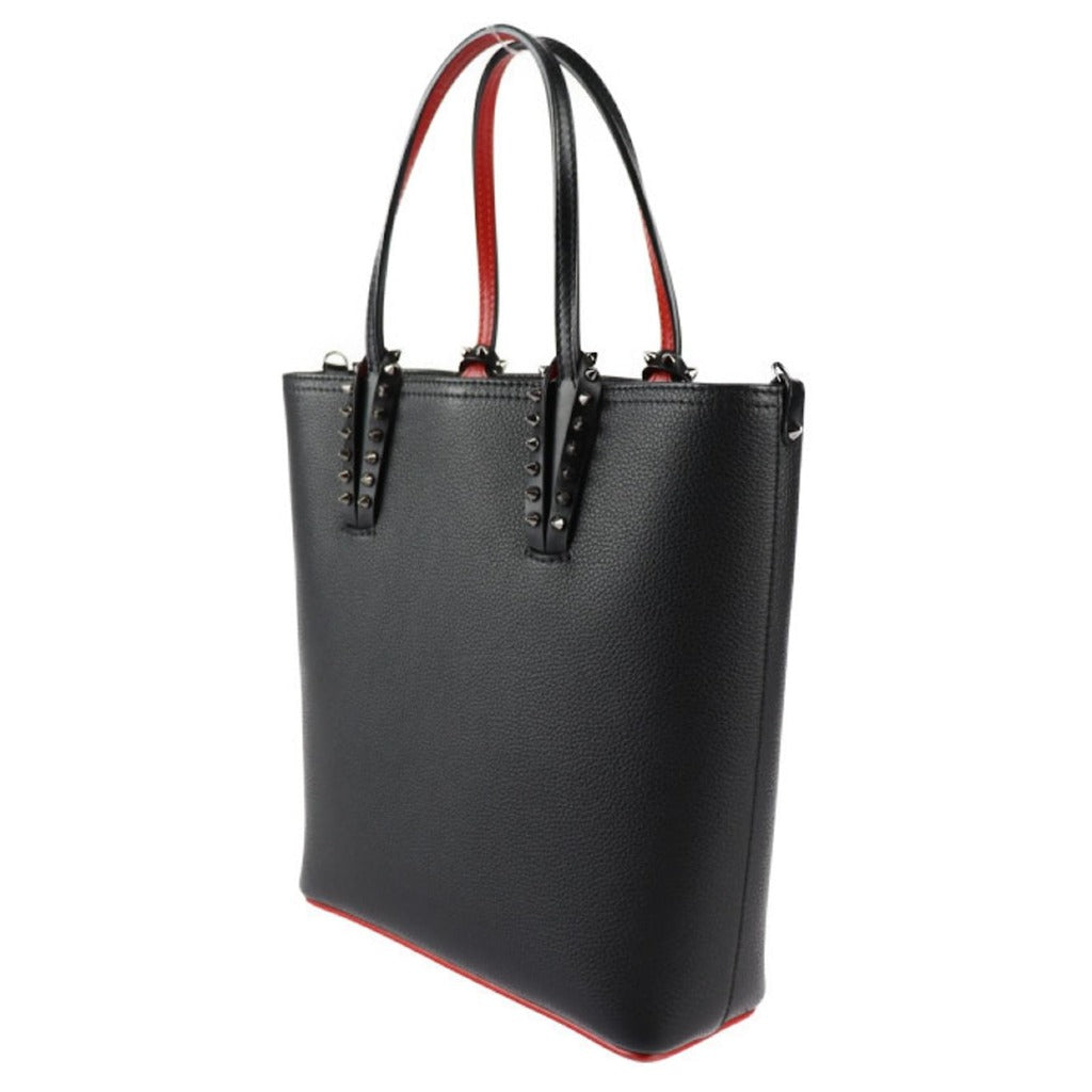 Louboutin Calfskin Tote Cabata N/S Black — view 3