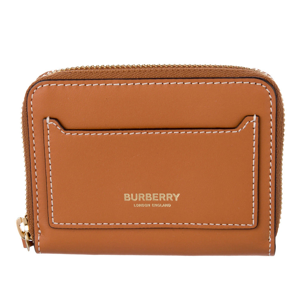 Burberry Calfskin Wallet Zip Around Mini