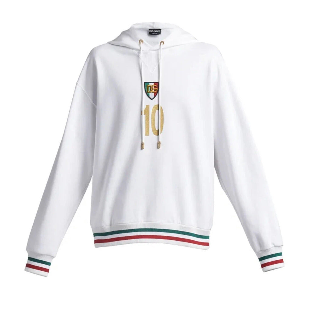 Dolce & Gabbana Discover The Sweatshirt — White Hoodie With