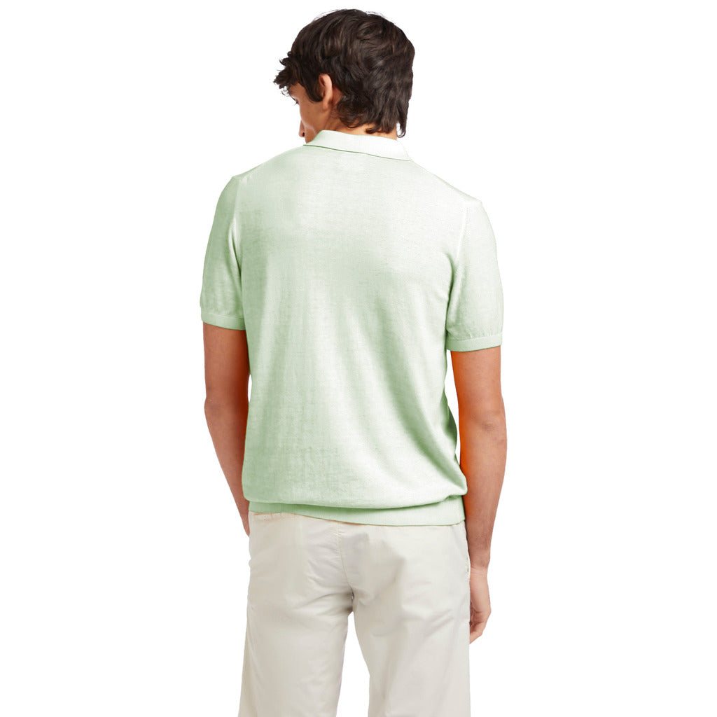 At.P.Co Cotton Polo Shirt Mint Green — view 2