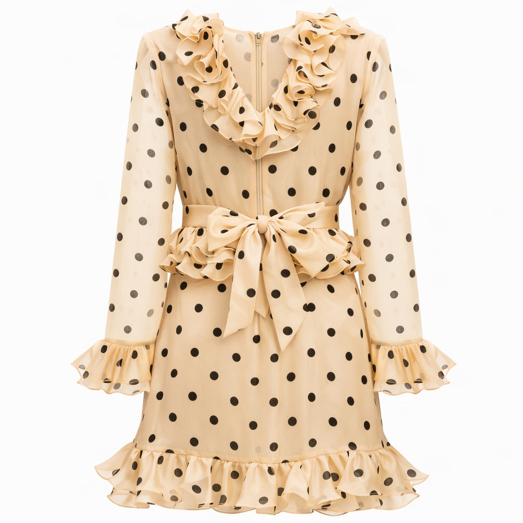 Valentino Garavani Dress Silk Polka-Dot